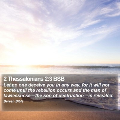 2 Thessalonians 2:3 BSB Bible Verse Image