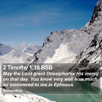 2 Timothy 1:18 BSB Bible Verse Image