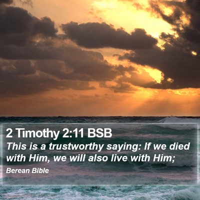 2 Timothy 2:11 BSB Bible Verse Image