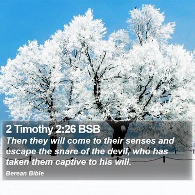 2 Timothy 2:26 BSB Bible Verse Image