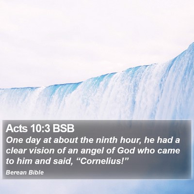Acts 10:3 BSB Bible Verse Image