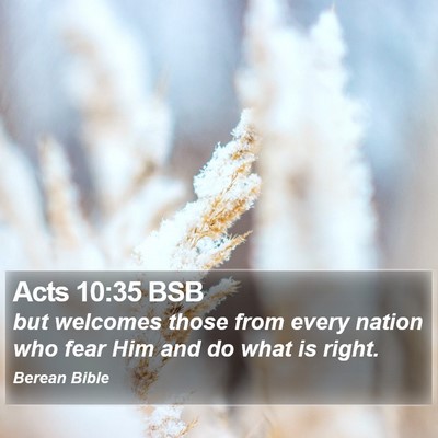 Acts 10:35 BSB Bible Verse Image