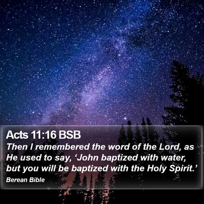 Acts 11:16 BSB Bible Verse Image