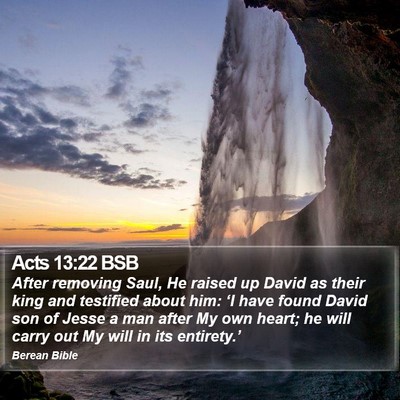 Acts 13:22 BSB Bible Verse Image