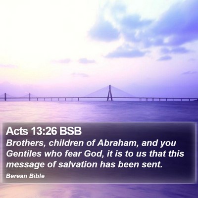 Acts 13:26 BSB Bible Verse Image