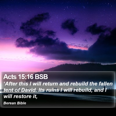 Acts 15:16 BSB Bible Verse Image