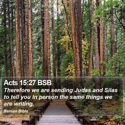 Acts 15:27 BSB Bible Verse Image