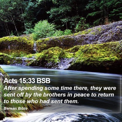Acts 15:33 BSB Bible Verse Image