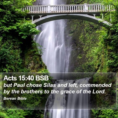 Acts 15:40 BSB Bible Verse Image