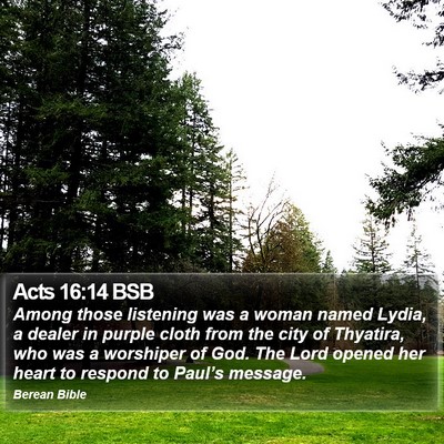 Acts 16:14 BSB Bible Verse Image