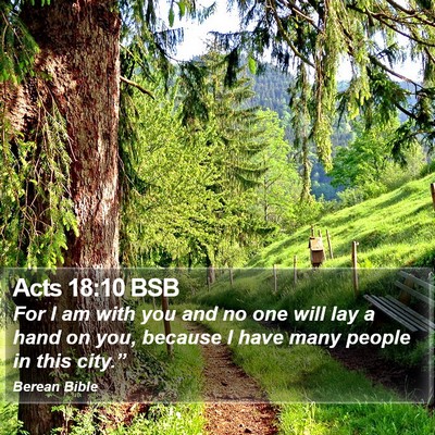 Acts 18:10 BSB Bible Verse Image
