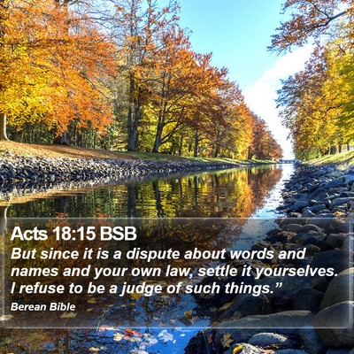 Acts 18:15 BSB Bible Verse Image