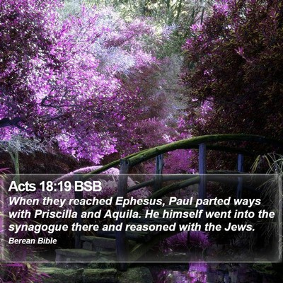 Acts 18:19 BSB Bible Verse Image