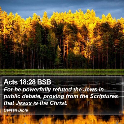 Acts 18:28 BSB Bible Verse Image