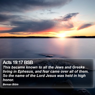 Acts 19:17 BSB Bible Verse Image