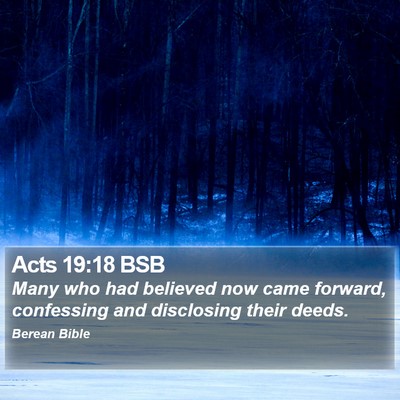 Acts 19:18 BSB Bible Verse Image