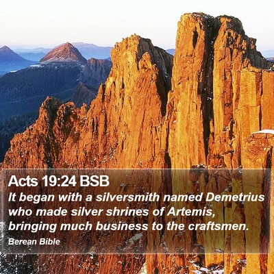 Acts 19:24 BSB Bible Verse Image
