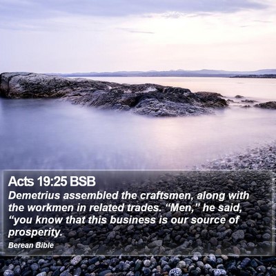 Acts 19:25 BSB Bible Verse Image