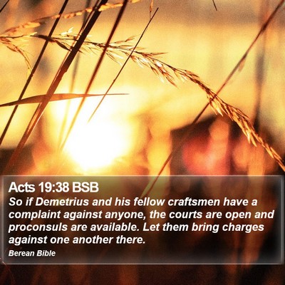 Acts 19:38 BSB Bible Verse Image