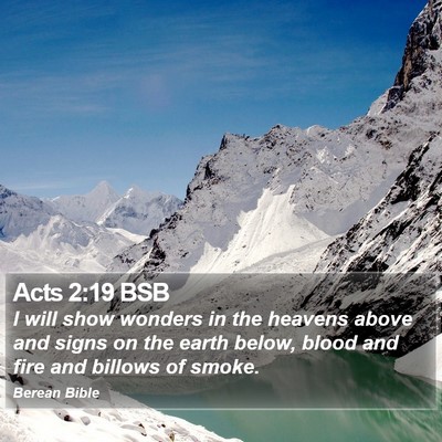 Acts 2:19 BSB Bible Verse Image