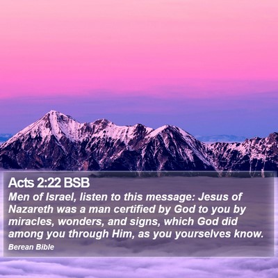 Acts 2:22 BSB Bible Verse Image