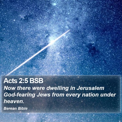 Acts 2:5 BSB Bible Verse Image