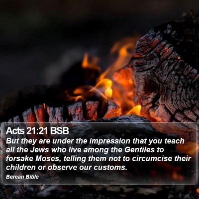 Acts 21:21 BSB Bible Verse Image