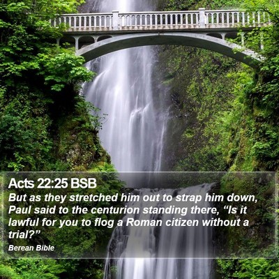 Acts 22:25 BSB Bible Verse Image