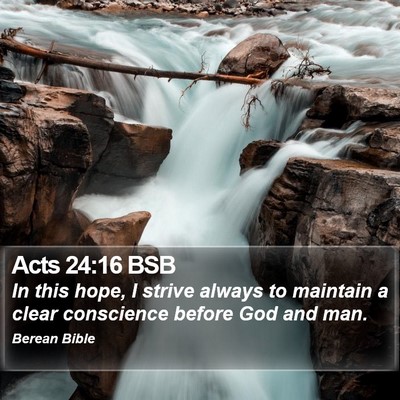 Acts 24:16 BSB Bible Verse Image