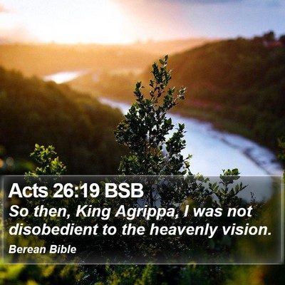Acts 26:19 BSB Bible Verse Image