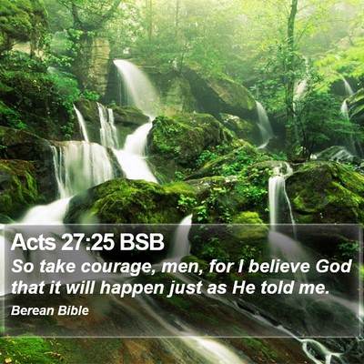 Acts 27:25 BSB Bible Verse Image