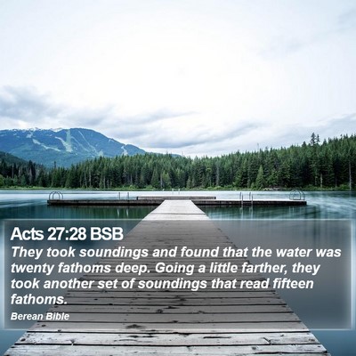 Acts 27:28 BSB Bible Verse Image