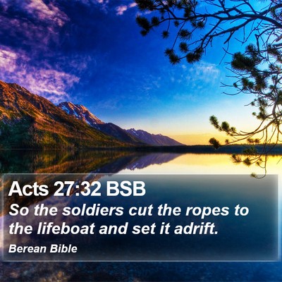 Acts 27:32 BSB Bible Verse Image