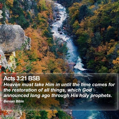 Acts 3:21 BSB Bible Verse Image