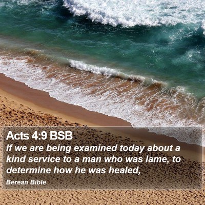 Acts 4:9 BSB Bible Verse Image