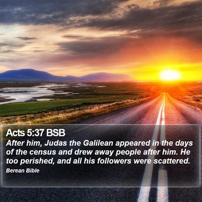 Acts 5:37 BSB Bible Verse Image