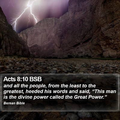 Acts 8:10 BSB Bible Verse Image