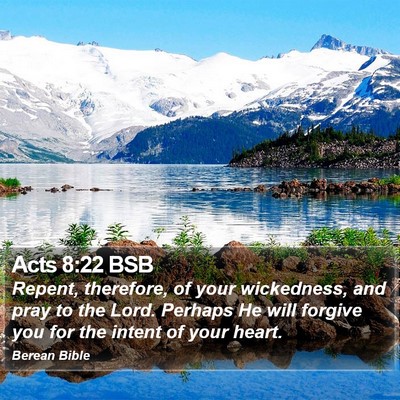 Acts 8:22 BSB Bible Verse Image