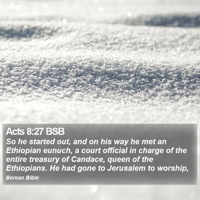 Acts 8:27 BSB Bible Verse Image