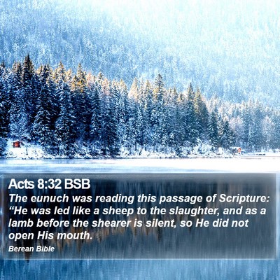 Acts 8:32 BSB Bible Verse Image