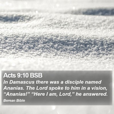 Acts 9:10 BSB Bible Verse Image