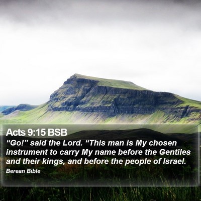 Acts 9:15 BSB Bible Verse Image