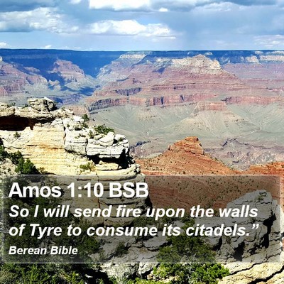 Amos 1:10 BSB Bible Verse Image