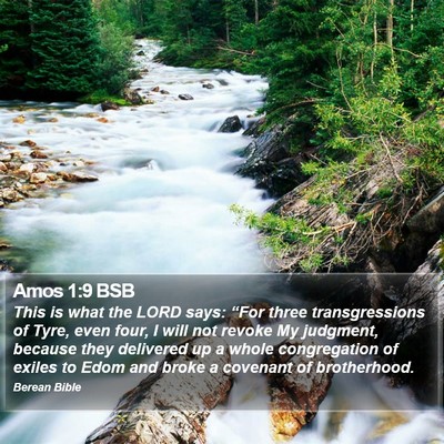 Amos 1:9 BSB Bible Verse Image