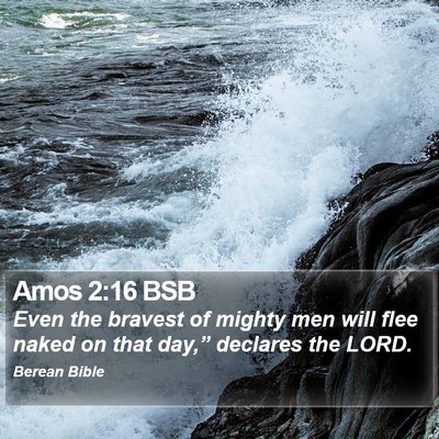 Amos 2:16 BSB Bible Verse Image