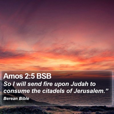Amos 2:5 BSB Bible Verse Image