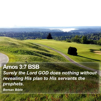 Amos 3:7 BSB Bible Verse Image