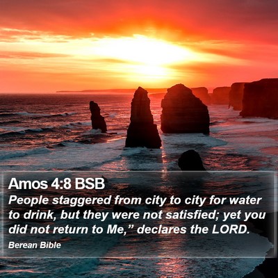 Amos 4:8 BSB Bible Verse Image