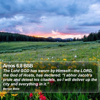 Amos 6:8 BSB Bible Verse Image