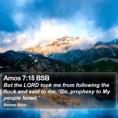 Amos 7:15 BSB Bible Verse Image